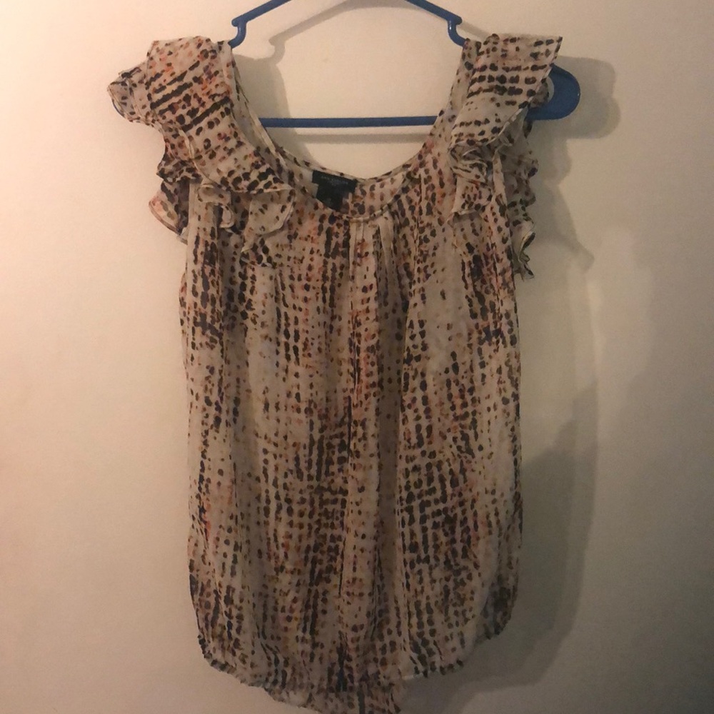 sheer Ann Taylor tank